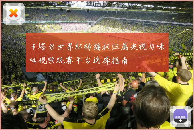 卡塔尔世界杯转播权归属央视与咪咕视频观赛平台选择指南